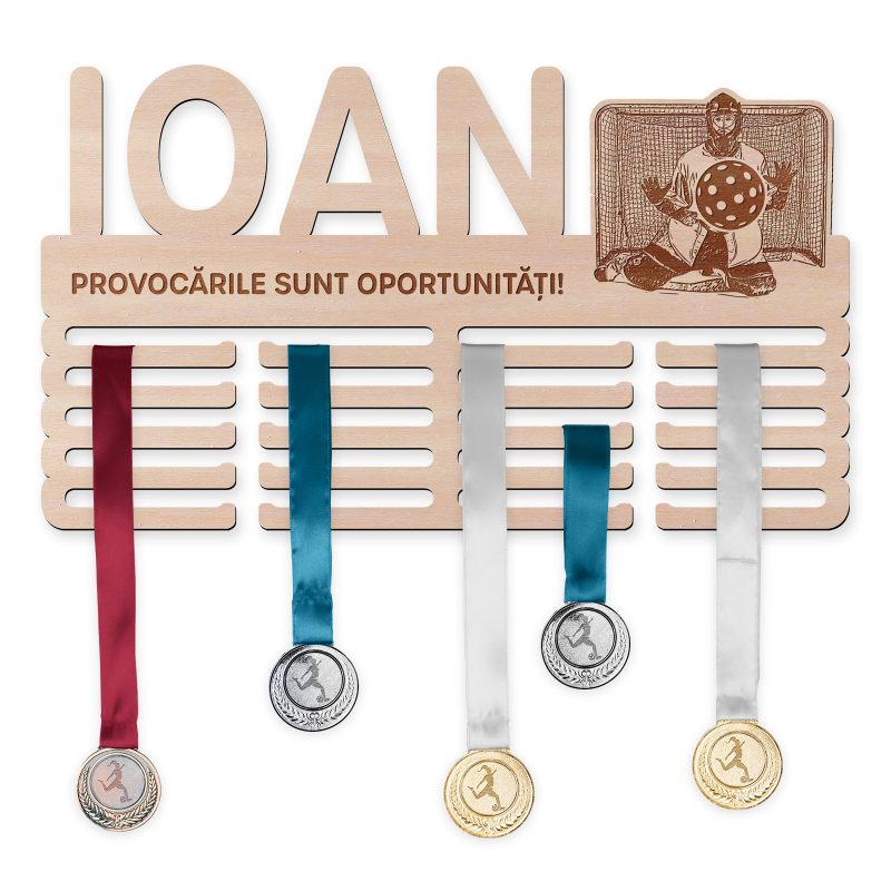 Suport medalii - Floorball, bărbat, Portar